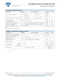 VS-MBR1045-M3 Datasheet Page 2