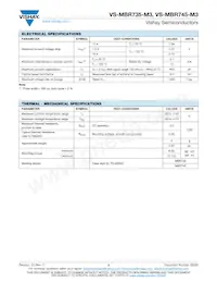 VS-MBR745-M3 Datasheet Page 2