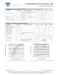 VS-MURB820TRR-M3 Datasheet Page 2