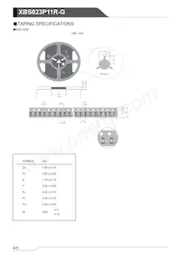 XBS023P11R-G Datasheet Pagina 4