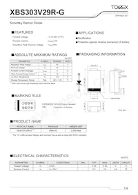 XBS303V29R-G Datasheet Cover