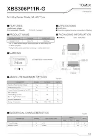 XBS306P11R-G Datasheet Cover