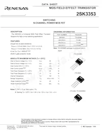 2SK3353-Z-E1-AZ數據表 頁面 3