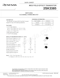 2SK3385(0)-Z-E1-AZ Datasheet Pagina 3