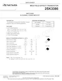 2SK3386(0)-Z-E1-AZ Datasheet Page 3