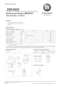 2SK3820-DL-1E Datasheet Cover