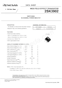 2SK3902(0)-ZK-E1-AY Datasheet Page 3