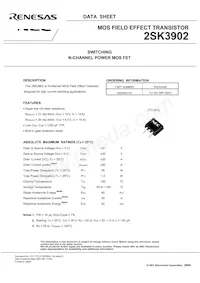 2SK3902(0)-ZK-E1-AY數據表 頁面 3