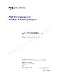 AO4726 Datenblatt Cover