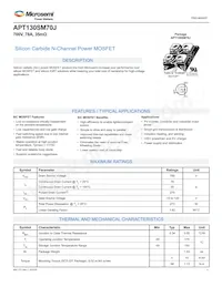 APT130SM70J Datasheet Cover