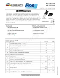 APT28F60S Datasheet Cover
