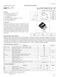 AUIRF2907ZS7PTL Datasheet Cover