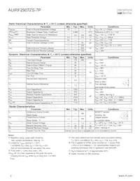 AUIRF2907ZS7PTL Datasheet Page 2