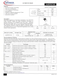 AUIRFR3710Z數據表 封面