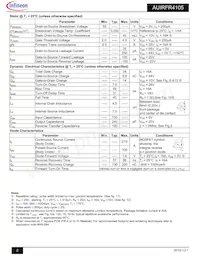 AUIRFR4105 Datasheet Page 2