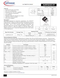 AUIRFS3107-7P Datenblatt Cover