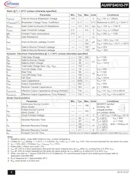 AUIRFS4010-7P Datasheet Page 2
