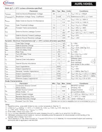 AUIRL1404S Datasheet Page 2