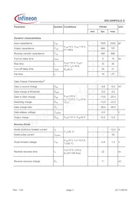 BSC200P03LSGAUMA1 Datasheet Page 3