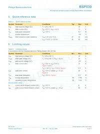 BSP030 Datasheet Page 3