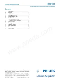 BSP030 Datasheet Page 14