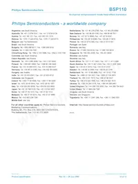 BSP110 Datasheet Page 13