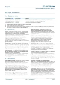 BSS138BKW-BX Datasheet Pagina 14