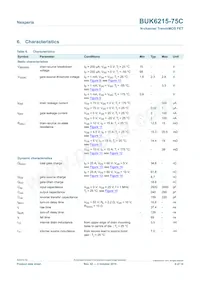 BUK6215-75C Datasheet Page 6