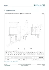 BUK6215-75C Datasheet Page 10