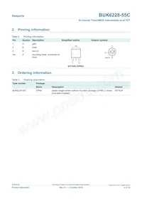 BUK6228-55C Datasheet Pagina 2