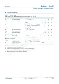 BUK6228-55C Datasheet Page 3
