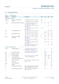 BUK6228-55C Datasheet Page 6