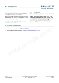 BUK6240-75C Datasheet Page 14