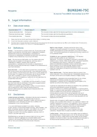 BUK6246-75C Datasheet Pagina 12