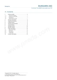 BUK624R5-30C Datasheet Page 14