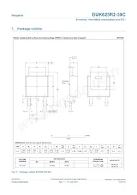 BUK625R2-30C Datasheet Page 10