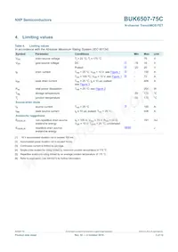 BUK6507-75C Datasheet Page 4
