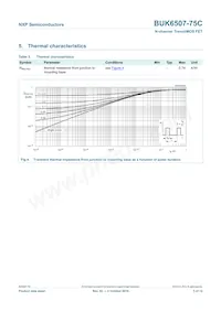 BUK6507-75C Datasheet Page 6