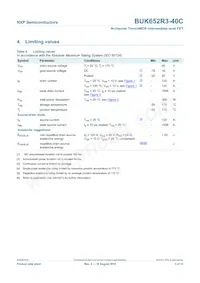 BUK652R3-40C Datasheet Pagina 4