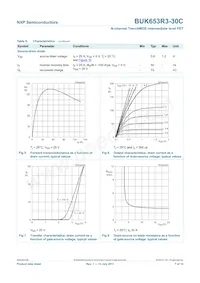 BUK653R3-30C Datasheet Pagina 8