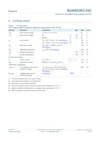 BUK663R5-55C Datasheet Pagina 3