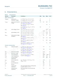 BUK664R8-75C Datasheet Page 6
