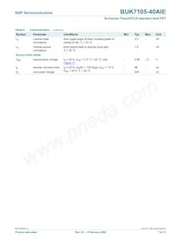 BUK7105-40AIE Datasheet Pagina 8