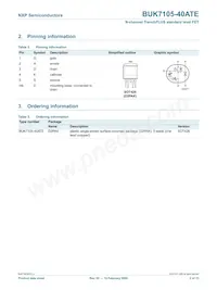 BUK7105-40ATE Datasheet Page 3