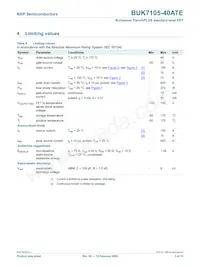BUK7105-40ATE Datasheet Page 4