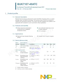 BUK7107-40ATC Datasheet Page 2
