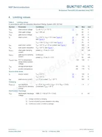 BUK7107-40ATC數據表 頁面 4