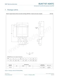 BUK7107-40ATC Datasheet Page 13