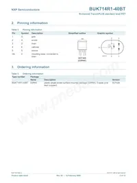 BUK714R1-40BT Datasheet Page 3