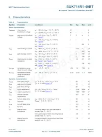 BUK714R1-40BT Datasheet Page 7